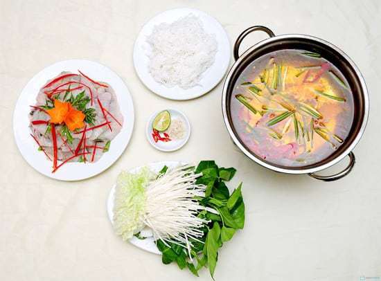 lẩu cá trắm