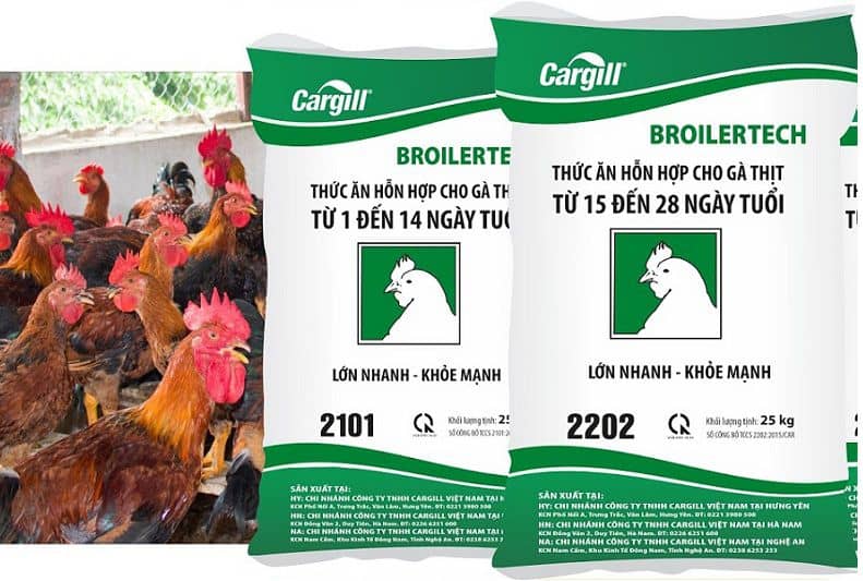 bảng giá cám cargill
