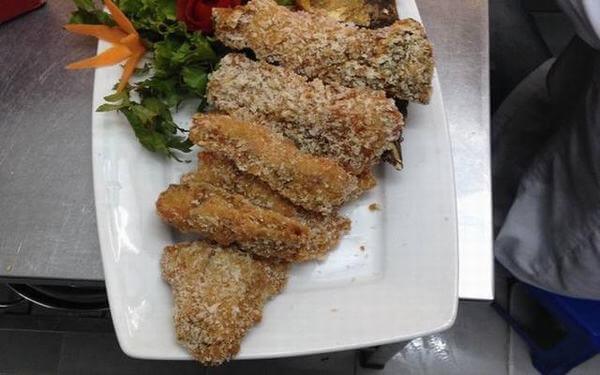 cá trắm chiên xù