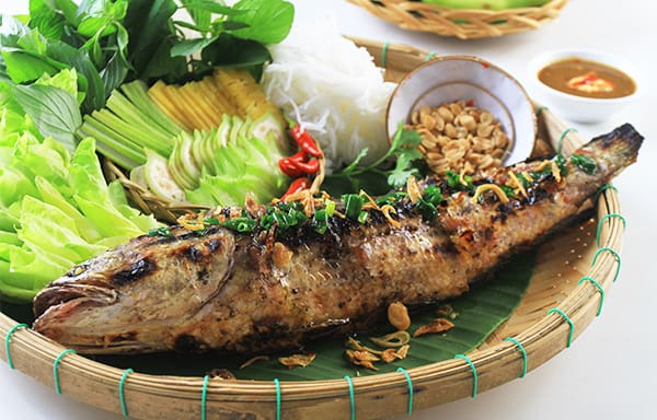 cá lóc nướng