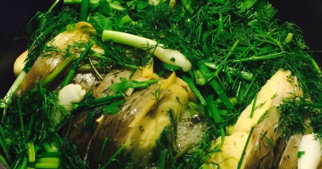 cá trắm hấp bia