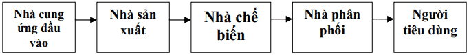 Mô tả chuỗi cung ứng sản phẩm (M. Porter, 1985)